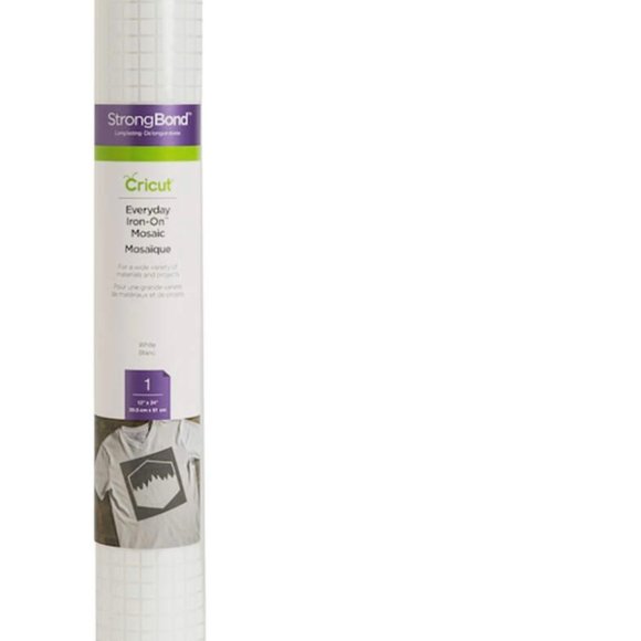 Cricut Iron-on Mosaic Vinyl - White - NWT - Picture 1 of 3